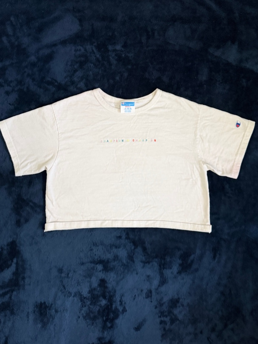 Champion Cropped Short Sleeve Tee